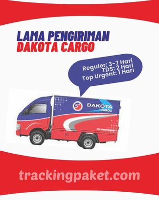 lama pengiriman dakota cargo